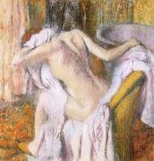Edgar Degas Female nude painting